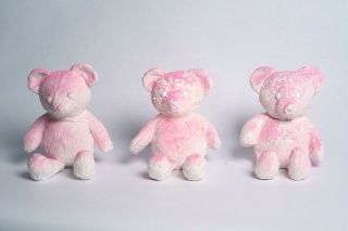 Daniel Arsham " Pink Cracked Bear " Rare Limited Edition Of 500 - Shipped W/ Care