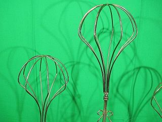 VINTAGE METAL TABLE COUNTER TOP HAT RACK STAND MID CENTURY STORE DISPLAY 3