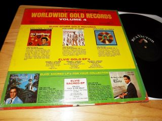ELVIS ' GOLD RECORDS VOLUME 4 MONAURAL RCA LPM - 3921 IN SHRINK - RARE LP 6