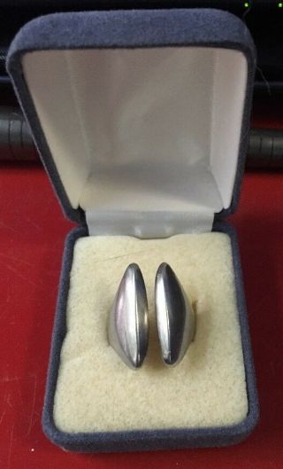 Vintage Hans Hansen Denmark Sterling Silver Ring Size Us 6.  5
