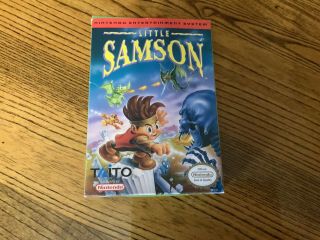 Little Samson (Nintendo,  NES) BOX ONLY Very Rare, 2