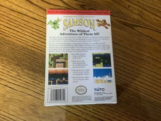 Little Samson (Nintendo,  NES) BOX ONLY Very Rare, 3