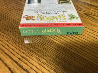 Little Samson (Nintendo,  NES) BOX ONLY Very Rare, 7