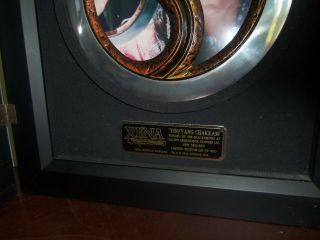 RARE XENA LIMITED EDITION YIN YANG CHAKRAM PROP 295 OF 500 IN CASE 5