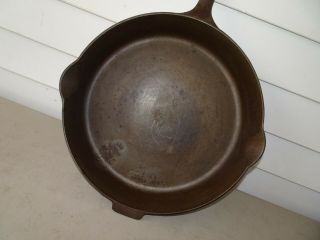 Griswold 12 Vintage Cast Iron Fry Pan Skillet,  719,  Slant,  