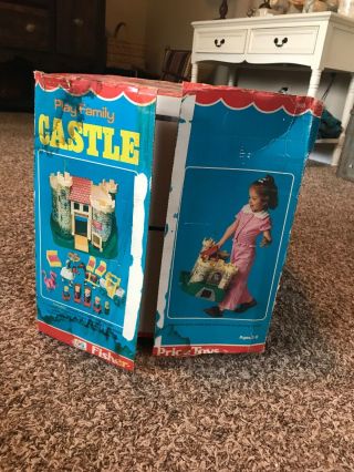 Vintage 1974 Fisher Price Little People Castle and Accessories 993 2