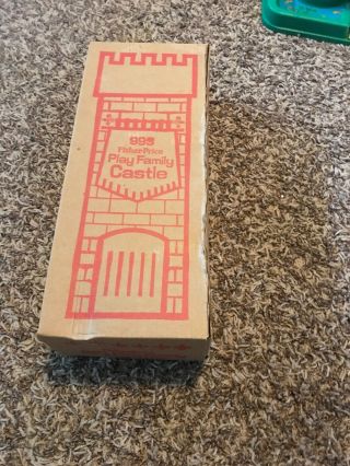 Vintage 1974 Fisher Price Little People Castle and Accessories 993 5