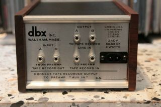 dbx 119 vintage noise gate compressor expander VGC GWO recapped PAT 9