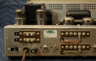 Rare Vintage HH Scott Type 272 Dynaural Dual Channel Laboratory Amplifier 6