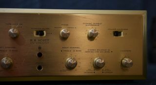 Rare Vintage HH Scott Type 296 Dynaural Dual Channel Laboratory Amplifier 6