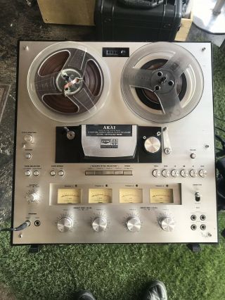 Vintage Akai Gx - 270d - Ss 4 Channel Reel To Reel Quadra Synch Tape Deck
