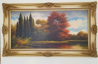 Vintage Viktoria Maltuch " Munchen " Signed Oil On Canvas,  German Landscape
