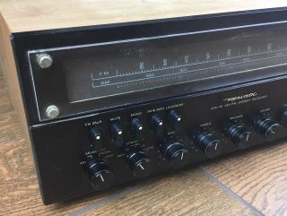 VINTAGE 1978 Realistic STA - 78 Analog AM FM Stereo Receiver Walnut Veneer Wood 2