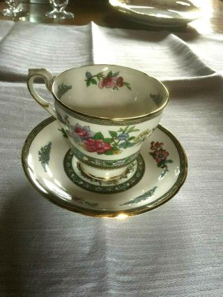 Paragon Tree Of Kashmir Fine Bone China England Teacup And Saucer