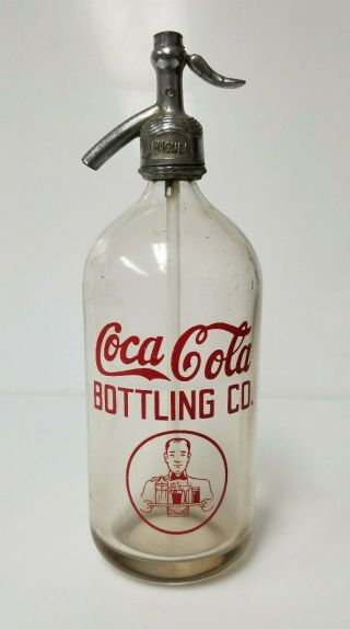 Vintage Seltzer Bottle Coca Cola Bottling Co Susanville California