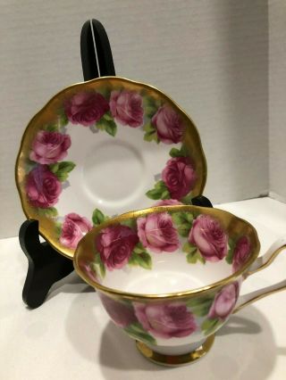 Royal Albert Old English Rose Cup & Saucer