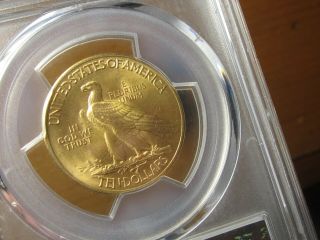 GEM GOLD INDIAN HEAD EAGLE 1932 PCGS MS - 64,  A 1/2 OZ GOLD COIN RARE 7
