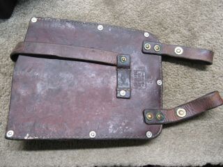 Pre Ww2 Swiss Trench Shovel Entrenching Tool Leather Carry Case Cover