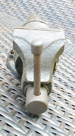 Fulton Machine & Vise Co Lowville N.  Y.  Gunsmith Jewelers Small Antique Vise 4