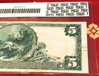 11870 Extremely Rare 1902 $5 PGCS VF25 NB Of Boaz AL.  Low Serial 560 Best Known 9