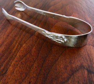 - Carl Poul Petersen Canadian Sterling Silver Hand Hammered Sugar Tongs No Mono