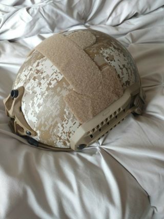 OPS - Core FAST MARITIME High - Cut Ballistic Helmet LARGE rare MARPAT color. 11