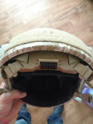 OPS - Core FAST MARITIME High - Cut Ballistic Helmet LARGE rare MARPAT color. 6