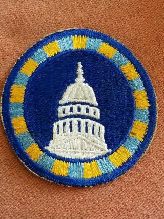 Wwii Army Aac Air Corps Washington D.  C.  Hq No Glow Patch Priced To Sell