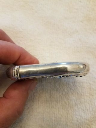 Antique Sterling Silver Match Safe Vesta 