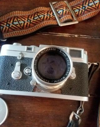 Vintage Leica M3 with strap 4