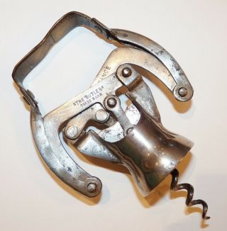 Corkscrew - Rare " The Butler ",  French Patent 1919 By Leon Debeaurain