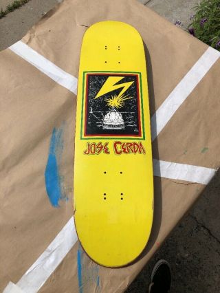 Vintage Christian Hosoi Milk Skateboard Deck 1993 Jose Cerda Nos