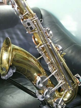 Leblanc Beaugnier Semi Rationale France Tenor Saxophone 1950 ' s Rare 2
