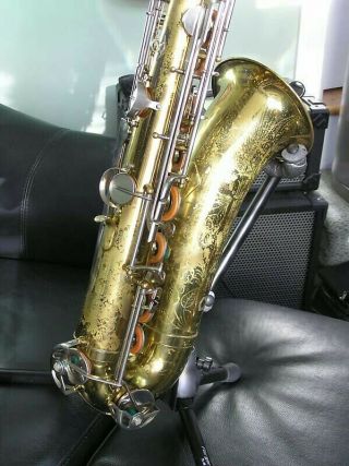Leblanc Beaugnier Semi Rationale France Tenor Saxophone 1950 ' s Rare 4