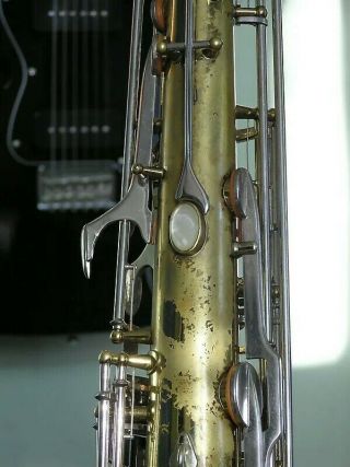 Leblanc Beaugnier Semi Rationale France Tenor Saxophone 1950 ' s Rare 5