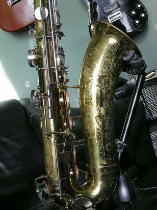 Leblanc Beaugnier Semi Rationale France Tenor Saxophone 1950 ' s Rare 7