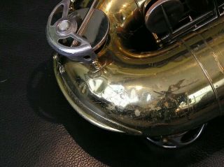 Leblanc Beaugnier Semi Rationale France Tenor Saxophone 1950 ' s Rare 9