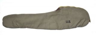 World War 2 M1 Garand Fleece Lined Canvas Case Dark Od Marked Jt&l 1944