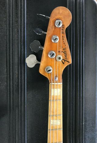 Fender Jazz Bass Natural (Body Refinished?) VINTAGE 2