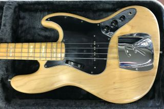 Fender Jazz Bass Natural (Body Refinished?) VINTAGE 5