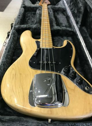 Fender Jazz Bass Natural (Body Refinished?) VINTAGE 6