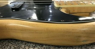 Fender Jazz Bass Natural (Body Refinished?) VINTAGE 9