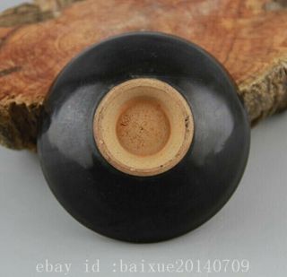 chinese old Hand made Jizhou kiln Porcelain Hand Painted Maple leaf bowl b02 2