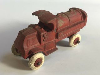 1930s Hubley Cast Iron Toy Tank Truck