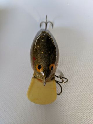 Vintage Fred C Young Big O Lure Handcarved Signed & Numbered 2821 7