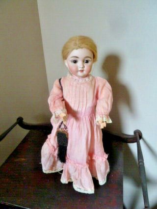 Antique Kestner Character Bisque Head Doll - By F.  A.  O.  Schwarz -