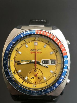 Vintage Seiko Automatic Watch/ Seiko 5 Sports Speed Timer 6139 - 6000 5
