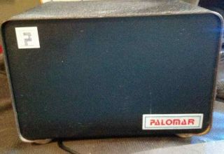 Vintage PALOMAR 300A LINEAR W/ POWER SUPPLY CHROME TOP Powers ON 5