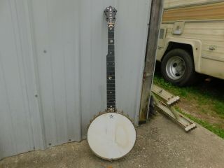 Antique S S Stewart Universal Favorite 5 String Banjo Project 12567 1800s