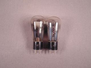 2 CX - 345 CUNNINGHAM Globe HiFi Antique Radio 45 Type Amp Vintage Vacuum Tubes 2